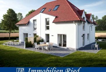 Neubau einer modernen Doppelhaushälfte in sonniger Lage in Neuburg an der Donau