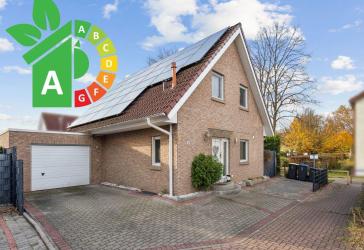 A: Modernes, ca. 2005 erbautes Einfamilienhaus in familienfreundlicher Sackgassen-Lage von Selm