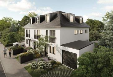 Effizienzhaus 55/KfW 55 | FORMHAUS | Im Süden was Neues. Elegantes Reiheneckhaus.