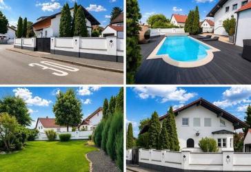 Ehemalige Bürgervilla mit großen Gartengrundstück und Pool zu verkaufen