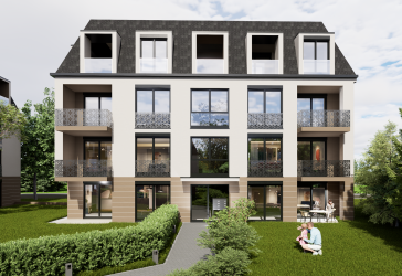 Neubauwohnanlage 'le quartier ècole' 2-Zimmer Dachgeschoss-Wohnung