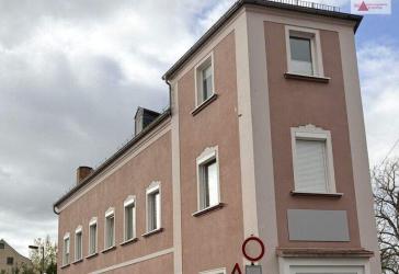 Wohnen, vermieten & Gewerbe: Stadthaus mit Kamin, Balkon und Garten in Lichtenstein (Zwickau)