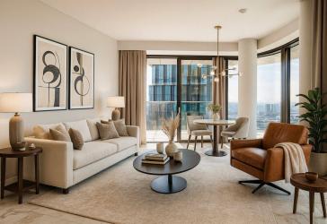 High-End Living über den Dächern Frankfurts - Exklusive Wohnung im Grand Tower