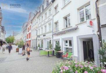 Top Lage Trier-Innenstadt - möbliertes DG-Apartment mit Single-Küche, Waschmaschine und Duschbad
