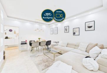 Modern sanierte 3- Zimmer-Wohnung mit Balkon, Dachboden & Garage (optional)