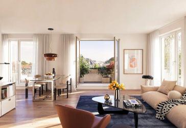 Wohnen wie im Stadthaus - 3,5 Zimmer Neubau mit großer Terrasse & Balkon in Eimsbüttel
