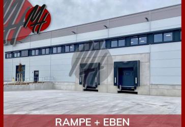 TOP-AUSSTATTUNG - RAMPE + EBEN - Lager (2.200 m²) & Büro (750 m²) zu vermieten