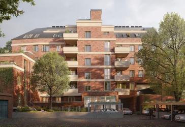 ERSTBEZUG* Großzügige 4 -Zimmer-Wohnung in Schleußig, Neubau & wassernah im Dachgeschoss