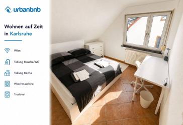 möbliertes Zimmer in Karlsruhe für Wohnen auf Zeit