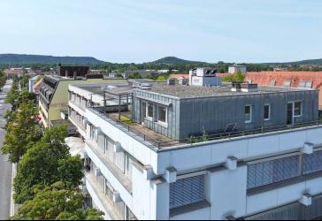 Top-Adresse mit Panoramaterrasse - Stilvoll Arbeiten über den Dächern der Stadt