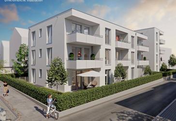 2-Zimmer-Wohnung in Fellbach »Wohnen am Bruckwiesenweg Haus 2« - Gartenanteil