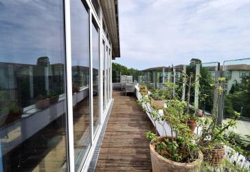 Lichtdurchflutete Dachgeschosswohnung mit großzügiger Dachterrasse