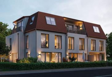 Bogenhausen: 4-Zi.-DG-Whg. + Ankleide + Abstellraum + 2 Bäder mit 2 Dachterr. ++ Wohn-/Nutzfl. 167,17 m² ++ KFW-40 ++ Neubau ++ provisionsfrei