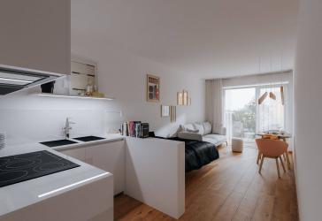 Modernes 1-Zimmer-Apartment – clever geschnitten & hochwertig ausgestattet | KfW 40 QNG-Plus Neubau
