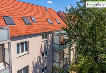 Außergewöhnliche Maisonette-Wohnung mit ca. 110 m², Balkon, 2 Bädern & ausgebautem Spitzboden!