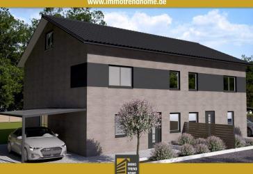 KfW-40 Doppelhaus-Stadtvilla - Energieeffizient, schlüsselfertig & zukunftssicher