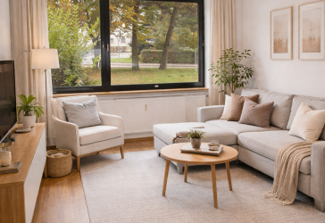 Gepflegte 3-Zimmer-Erdgeschosswohnung mit Terrasse und TG-Stellplatz - ab April bezugsfrei