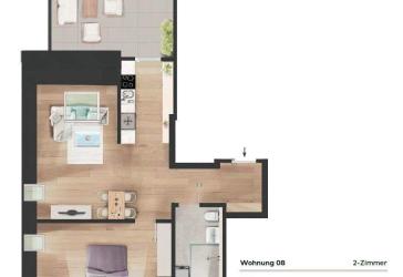 Hochwertige 2-Zimmer Wohnung
