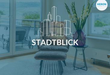 STADTBLICK - Großes und offenes Penthouse mit Dachterrasse im Badener Hof in Heilbronn-Ost