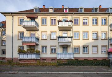 Attraktive Kapitalanlage in Karlsruhe-Mühlburg - 3-Zimmer-Wohnung, seit über 40 Jahren vermietet