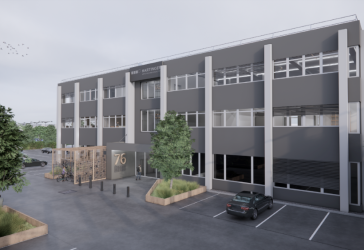 Modernes Business-Center mit Loft-Charakter