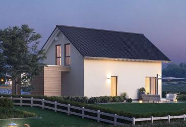 Bietet viel Freiraum für lebenswerte Wohlfühlmomente. LifeStyle 12.01 S als Ausbauhaus für schmale Grundstücke!!!