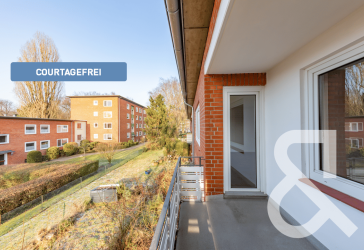 Ruhig gelegene Drei-Zimmer-Wohnung mit Balkon