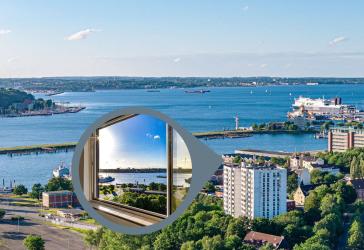 Licht, Weite und Fördeblick im 11. Obergeschoss
