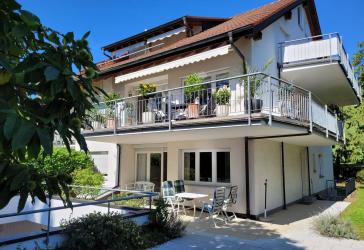 Komfortable 3-Zimmer-Wohnung in Überlingen - mit großen Terrassen+Gartenanteil