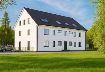 KfW 55 Mehrfamilienhaus - 4 Wohneinheiten und 6 Außenstellplätzen in Ueteresen