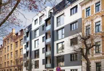 Hochwertige Wohnung im Neubau mit 2 Balkonen in Stötteritz!
