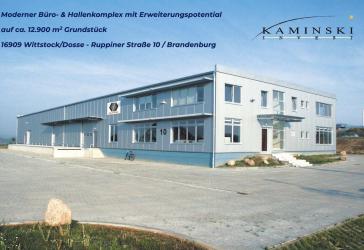 Moderner Büro- & Hallenkomplex mit Erweiterungspotential auf ca. 12.900 m2 Grundstück