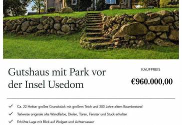 Gutshaus vor der Insel Usdom