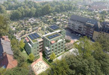 TRIO am Nordpark: Großzügig. Privat. Besonders. - 4-Zimmer-Penthouse mit weitläufiger Terrasse
