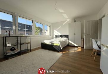 Sanierte, helle 1-Zimmer-Wohnung mit Fußbodenheizung