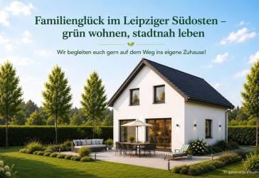 Familienglück im Leipziger Südosten – grün wohnen, stadtnah leben - auf einem realen Grundstück!