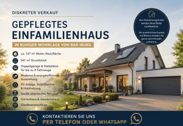 Gepflegtes Einfamilienhaus in ruhiger Wohnlage von Bad Iburg