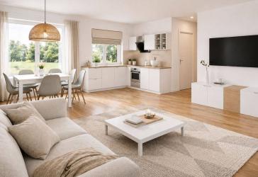 Moderne 3-Zimmer-Wohnung mit Terrasse