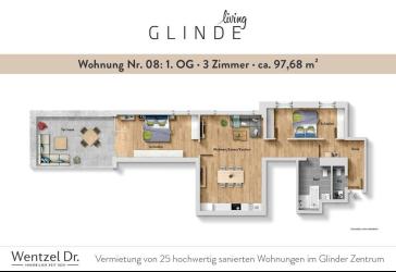 Kompakt und stilvoll - attraktive 3-Zimmer-Wohnungen- Wentzel Dr.