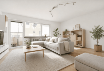 Großzügige 5- Zimmer- Wohnung mit Gartenanteil