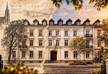 Grundstein der Freiburger Geschichte - Mehrfamilienhaus in Freiburg-Herdern