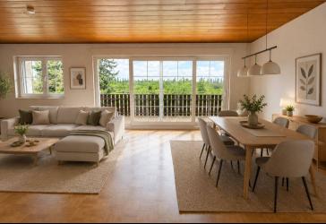 Gepflegte Drei-Zimmer-Wohnung mit Blick auf die Oberräder Kräuterwiesen