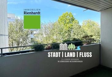 Stadt, Land, Fluss! 3,5-Zimmer-Wohnung in Ludwigsburg-Neckarweihingen