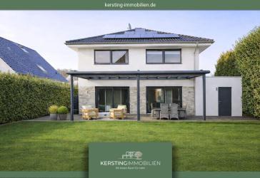 Nahe Meerbusch: Bezugsfertiges & energieeffizientes Traumhaus (A+) mit viel Licht & schönem Garten