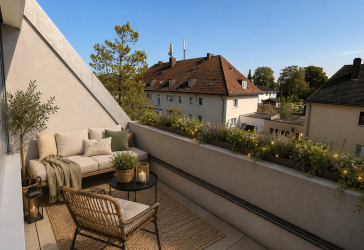 Wohnen mit Lebensqualität in Solln/Obersendling - Gepflegte 2-Zimmer-Dachgeschosswohnung mit Südbalkon und Isarnähe