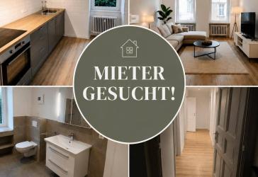 Helle kernsanierte 2-Zimmer-Altbauwohnung mit Einbauküche