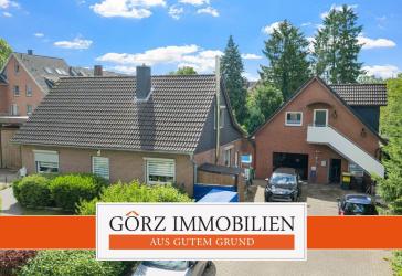 Modernisiertes Einfamilienhaus mit Solar - beheiztem Pool, Einliegerwohnung & großer Garage & Werkstatt im beliebten Norderstedt!