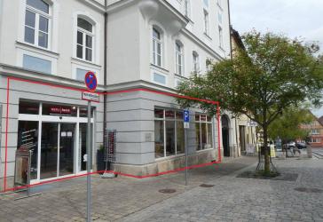 Attraktives Ladenlokal im Herzen von Bad Windsheim (Schüsselmarkt) zu vermieten – ca. 128 m²
