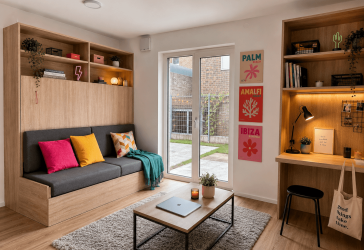 Vollausgestattete 1-Zimmer-Apartments für Studenten in Ulm