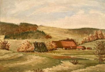 Historisches Hofgut mit Landwirtschaft auf 40 ha arrondierter Fläche & Pferdehaltung, nahe Bodenseeufer V14855